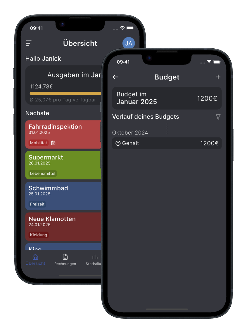 Sintius App Vorschau