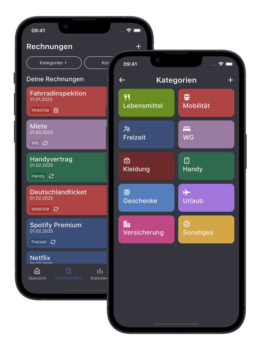 Sintius App Vorschau